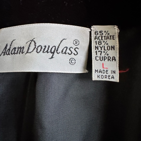 Vintage Adam‎ Douglass Black Velvet Western Blazer - Picture 11 of 13